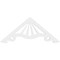 Ekena Millwork Pitch Marshall Architectural Grade PVC Gable Pediment, 36"W x 15"H x 1"P (10/12) GPP036X015X100MAR - alternate 4